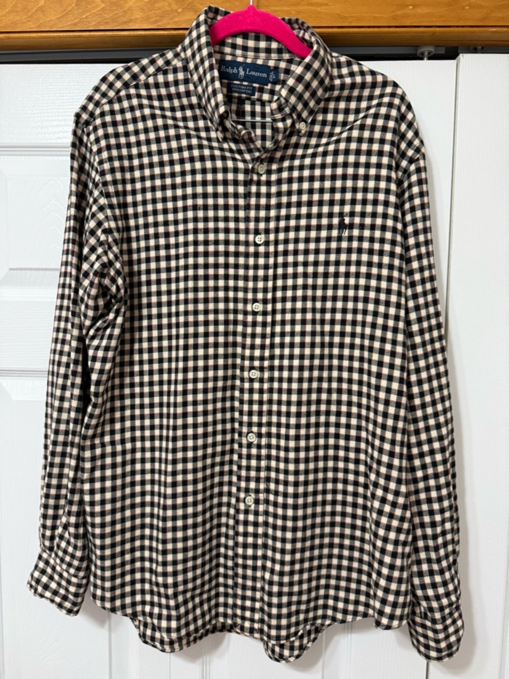 Ralph Lauren Custom Fit Check Shirt – Size L